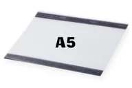 Przybory szkolne - KIESZEŃ PLAKATOWA C Z TAŚMĄ MAGNETYCZNĄ 2X19 MM - A5 POZIOM - 10 SZT - miniaturka - grafika 1