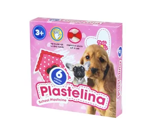 Plastelina 6 kolorów Astra Pieski - Masy plastyczne - miniaturka - grafika 1