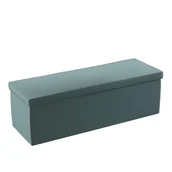 Pufy i podnóżki - Dekoria.pl Dekoria.pl Skrzynia tapicerowana zgaszony szmaragd welwet 120 × 40 × 40 cm Ingrid 526-705-36 - miniaturka - grafika 1