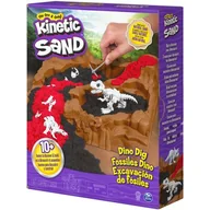 Masy plastyczne - Kinetic Sand Zestaw Dino Dig Wykopalisko Dinozaurów 20122457 6055874 - miniaturka - grafika 1