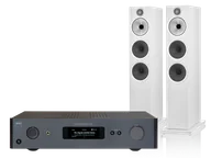 Zestawy stereo - NAD C 379 (czarny) + 603 S3 (biały) - miniaturka - grafika 1