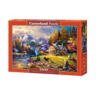 Puzzle - Castorland 1500 ELEMENTÓW Górskie Schronienie 151462 - miniaturka - grafika 1