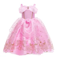 Stroje karnawałowe - Strój Przebranie Sukienka Aurora Śpiąca Królewna 146/152 Cm (150) - miniaturka - grafika 1