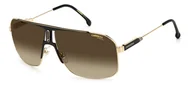 Okulary przeciwsłoneczne - Okulary CARRERA 1043-S-2M2-HA. Okulary przeciwsłoneczne, Kolor czarny złoty. Mężczyzna. - miniaturka - grafika 1