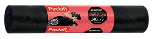 Paclan Worki Big&Strong Czarny 240L 5 szt. - Worki na śmieci - miniaturka - grafika 1