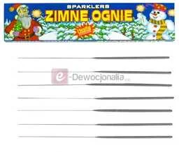 Zimne ognie 16,5 cm - komplet 7szt - Ozdoby bożonarodzeniowe - miniaturka - grafika 1