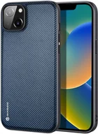 Etui i futerały do telefonów - Dux Ducis Fino etui pokrowiec pokryty nylonowym materiałem iPhone 14 Plus niebieski - miniaturka - grafika 1