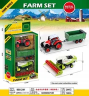 Samochody i pojazdy dla dzieci - Zestaw Pojazdów Rolniczych Traktor + Kombajn - miniaturka - grafika 1