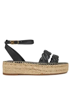 Tommy Hilfiger Espadryle FW0FW08496 Czarny - Espadryle damskie - miniaturka - grafika 1