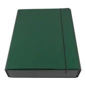 Teczki i skoroszyty - Teczka box z gumką zielona - Ziemia Obiecana - miniaturka - grafika 1