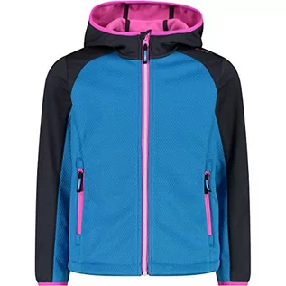 Kurtki i płaszcze dla dziewczynek - CMP - Kid G Jacket Fix Hood, Girl, Turchese, 98 - grafika 1