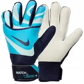Piłka nożna - Rękawice Nike Match Jr FJ4864-420 niebieski 4 - miniaturka - grafika 1