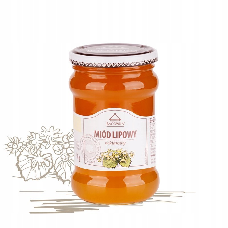 Miód lipowy nektarowy 400g Bacówka