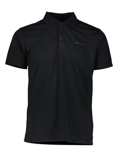 Koszulki sportowe męskie - Icepeak Funkcyjna koszulka polo "Bellmont" w kolorze czarnym - grafika 1