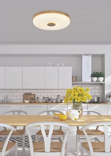 Ledowy plafon sufitowy ze złotymi elementami 13-24954 z serii TART - Lampy sufitowe - miniaturka - grafika 2