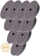 Akcesoria do mycia samochodu - Zestaw 10 szt. Honey Gąbka Szara seria U - wykończeniowy pad polerski, szary 125/140mm - miniaturka - grafika 1