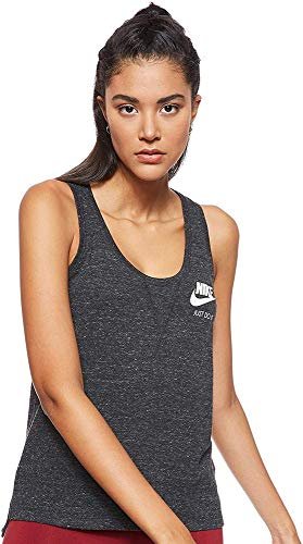Nike Damski W Nsw Gym Vntg Tank Top bez rękawów Black/Sail M