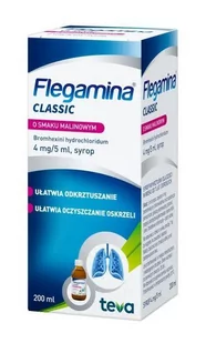 Pliva Flegamina 4mg/5ml 200 ml - Przeziębienie i grypa - miniaturka - grafika 2