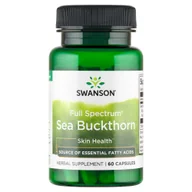 Witaminy i minerały - Swanson Full Spectrum SEA Buckthorn, kapsułki, 60 szt - miniaturka - grafika 1