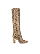 Kozaki damskie - MEXX Kozaki MI001805743W Beżowy - miniaturka - grafika 1