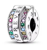 Wisiorki - CHARMS KLIPS do bransolet modułowych zawieszka srebro C542 - miniaturka - grafika 1