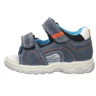 Buty dla chłopców - Lurchi Sandały dla niemowląt GANI, niebieskie, rozmiar 23 EU, niebieski, 23 EU - miniaturka - grafika 1