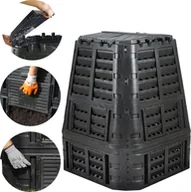 Kompostowniki - Kompostownik 740l Pojemnik Zbiornik na kompost do ogrodu - miniaturka - grafika 1