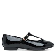 Buty dla dziewczynek - Półbuty Tommy Hilfiger Ballerina T3A3-34000-0774 S Czarny - miniaturka - grafika 1