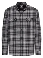 Koszule męskie - Camel Active Koszula - Regular fit - w kolorze czarno-szarym - miniaturka - grafika 1