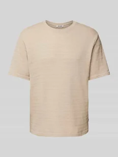 T-shirt z haftem angielskim model ‘GIVO’ - Koszulki męskie - miniaturka - grafika 1