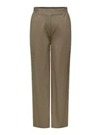 Spodnie damskie - ONLY Spodnie w kolorze khaki - miniaturka - grafika 1