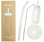 Shakery i bidony sportowe - Muuki Słomka + Nasadka + Szczoteczka Do Butelki Motywacyjnej Muuki - miniaturka - grafika 1
