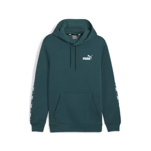 Męska bluza z kapturem Essentials+ Tape PUMA Cold Green - Bluzy sportowe męskie - miniaturka - grafika 1