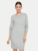 Sukienki - Vero Moda Sukienka dzianinowa 10215523 Szary Relaxed Fit - miniaturka - grafika 1