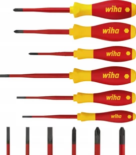 Wiha Zestaw wkrętaków SoftFinish electric slimFix płaskich/Phillips/Pozidriv Xeno, 6-cz. (38362) - Śrubokręty - miniaturka - grafika 2