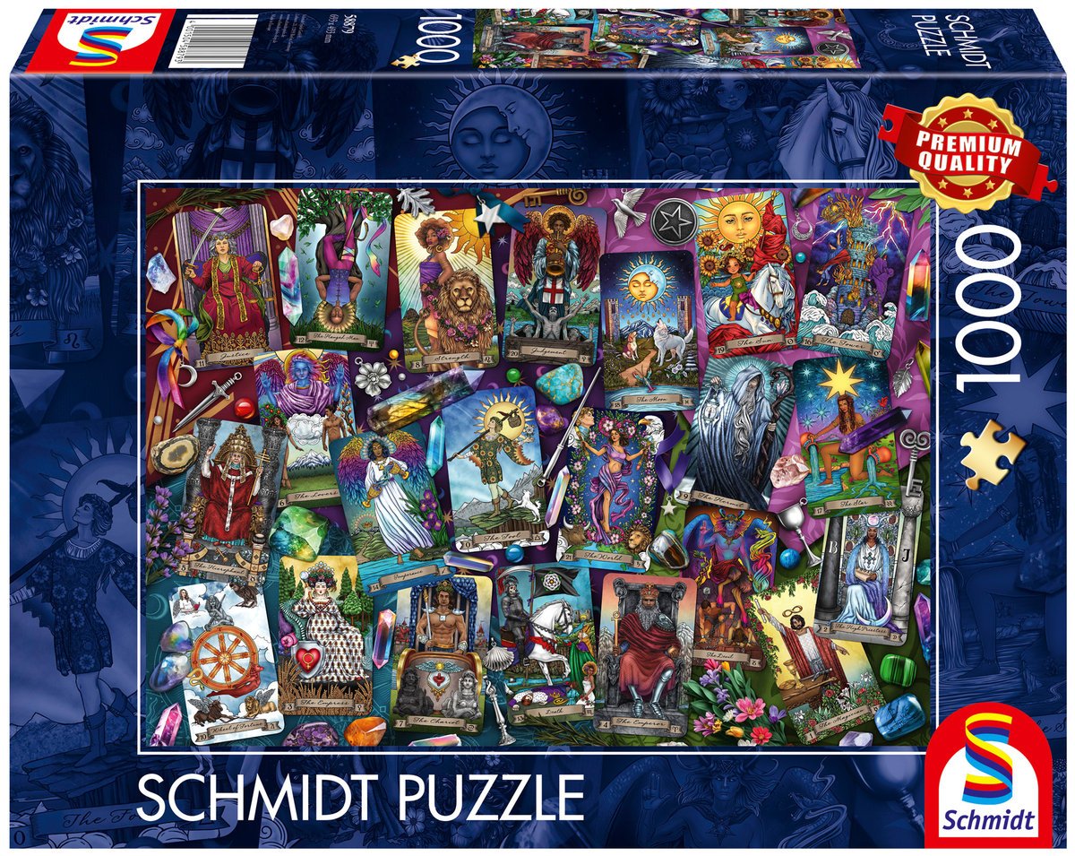 Schmidt, Puzzle PQ Karty Tarota, 1000 el.