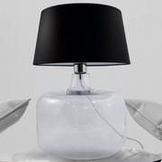 Lampy stojące - Lampa stołowa BATUMI TRANSPARENT 5528BK Zumaline przezroczysty 002177-014426 - miniaturka - grafika 1