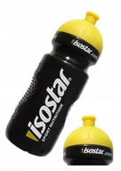 Shakery i bidony sportowe - Bidon rowerowy ISOSTAR 650ml czarno-żółty - miniaturka - grafika 1