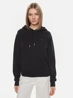 Bluzy damskie - Tommy Hilfiger Bluza Flag WW0WW41245 Granatowy Regular Fit - miniaturka - grafika 1