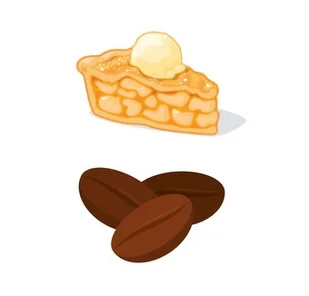 Kawa aromatyzowana o smaku SZARLOTKOWYM ziarnista 200g ARABICA Cup&You - Cappuccino i kawy smakowe - miniaturka - grafika 1