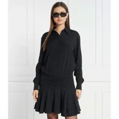 Sukienki - Pinko Sukienka | z dodatkiem jedwabiu - miniaturka - grafika 1