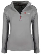 Bluzy damskie - Geographical Norway Bluza polarowa "Tug" w kolorze szarym - miniaturka - grafika 1