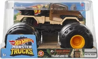 Samochody i pojazdy dla dzieci - Mattel Samochód Hot Wheels Monster Trucks Jurassic World T-rex GWK96 GWK96 - miniaturka - grafika 1