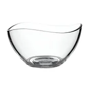 Miski i półmiski - Salaterka szklana falowana średnica 21 cm transparentny - miniaturka - grafika 1
