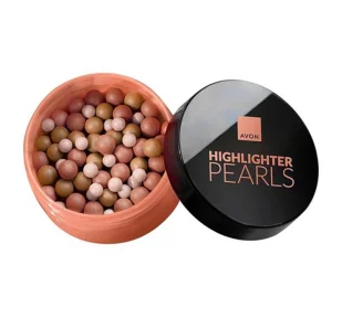 Avon Highlighter Pearls rozświetlacz do twarzy w perełkach Rose Gold 28g - Rozświetlacze do twarzy i ciała - miniaturka - grafika 1