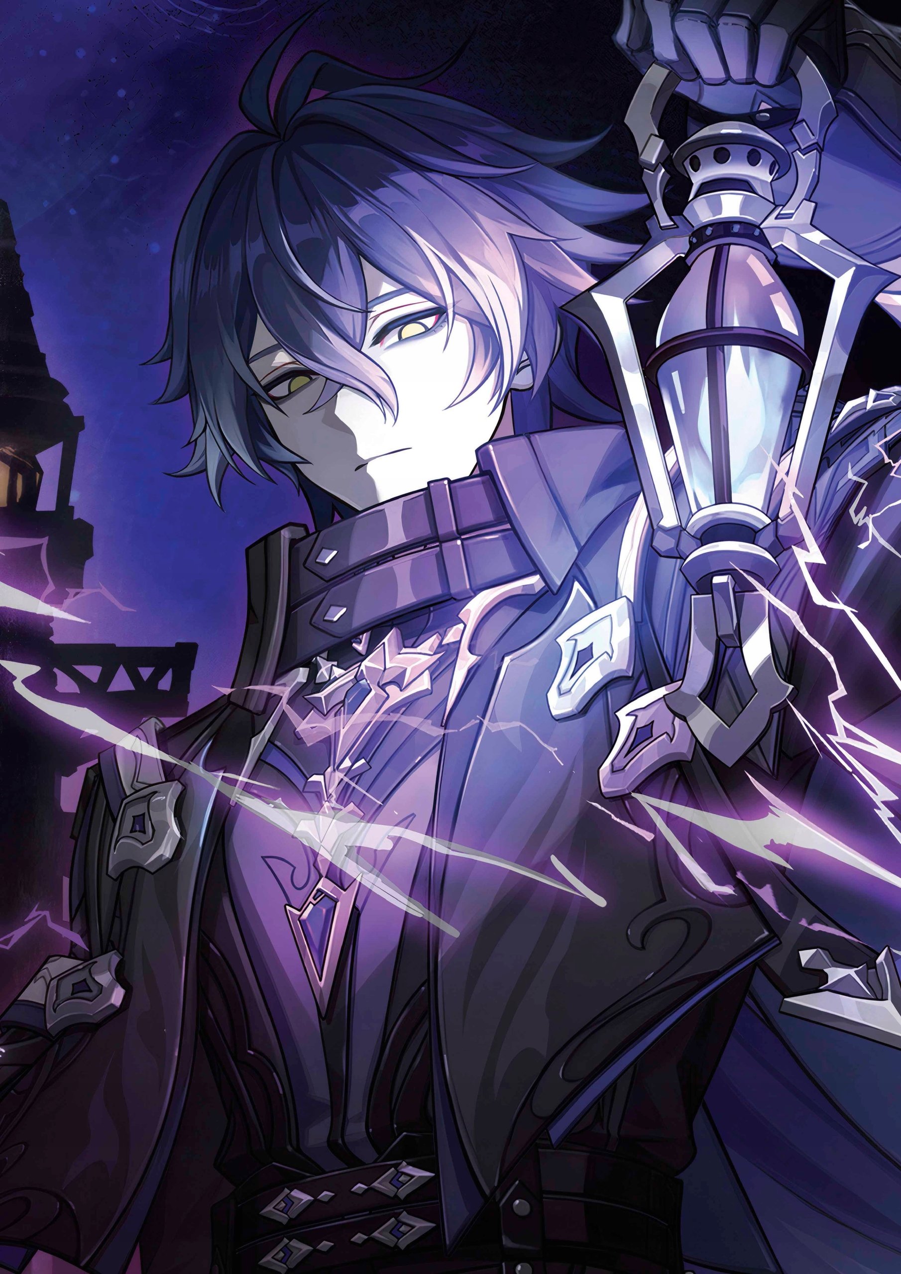Plakat A3 Genshin Impact Anime Gra Flins Kyryll Pocztowy