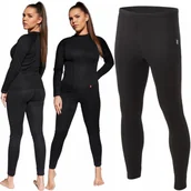 Spodnie narciarskie - Getry Legginsy Spodnie Termoaktywne Długie Damskie Ocieplane JONY SREBRA XL - miniaturka - grafika 1