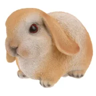 Pozostałe ozdoby ogrodowe - ProGarden Figurka ogrodowa królik brązowy 16 cm - miniaturka - grafika 1