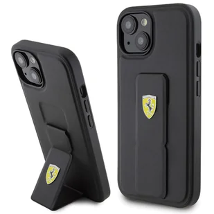 Ferrari FEHCP15SGSPSIK iPhone 15 / 14 / 13 6.1" czarny/black hardcase Grip Stand Metal Logo - Etui i futerały do telefonów - miniaturka - grafika 10