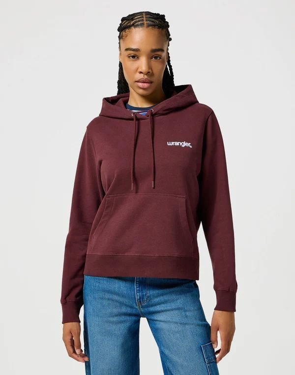 Bluza damska wrangler 112356460rg hd red czerwony